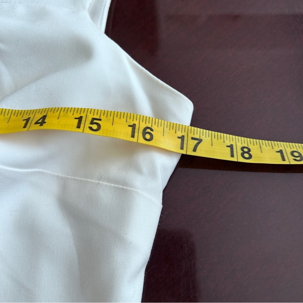 Calvin Klein White Sleeveless Shift Dress - Picture 10 of 11